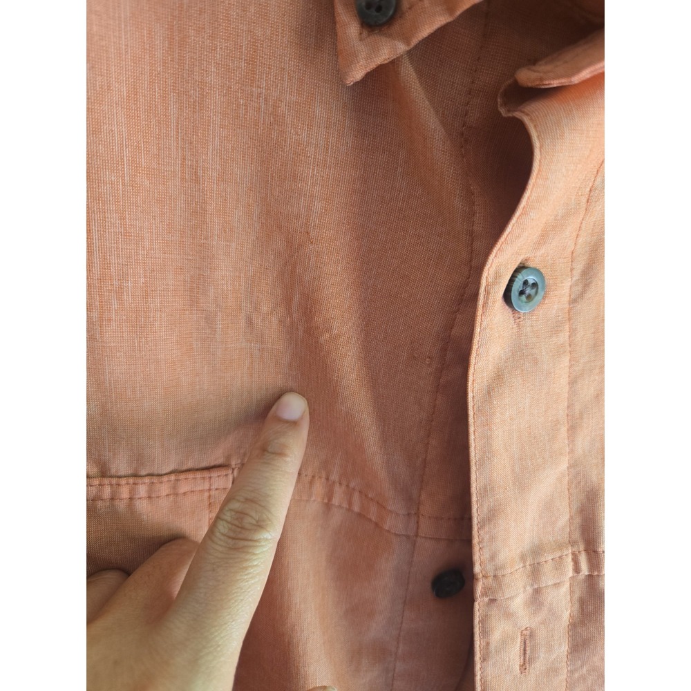 The Foundry Supply Company Mens Sz 4XL Button Down Shirt Vented Long Sleeves - Picture 6 of 6